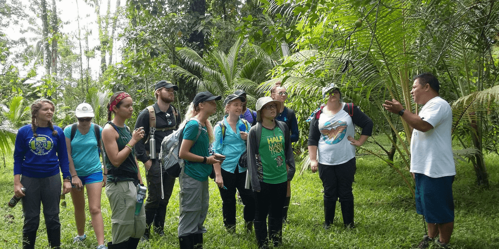 volunteers learn in costa rica's jungle