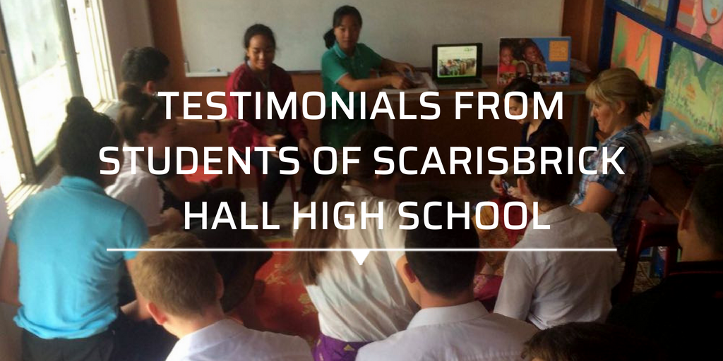 Discovering a different world: testimonials from students of Scarisbrick Hall High School