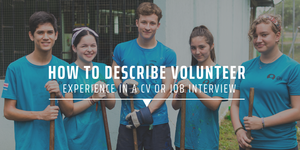 volunteer experience on resume examples
